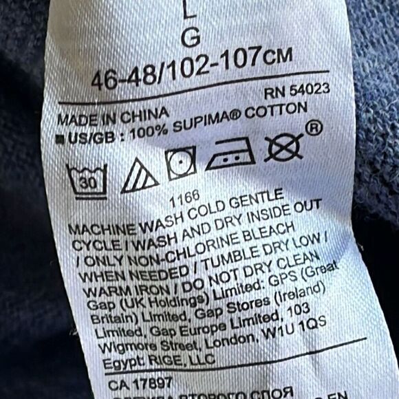 Banana Republic Vintage Textured Stripe Knit Polo Mens L - Picture 9 of 9